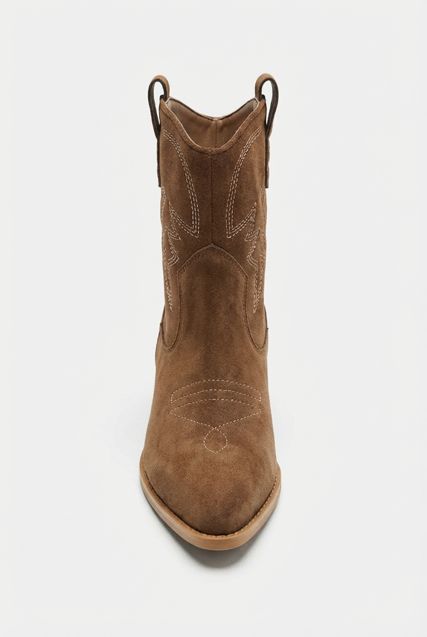 Clara – Santiags Courtes Brodées