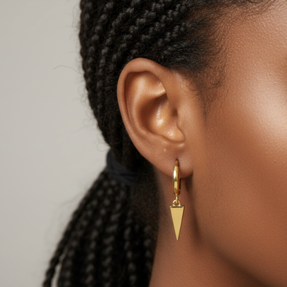 Boucle D'oreille pyramide