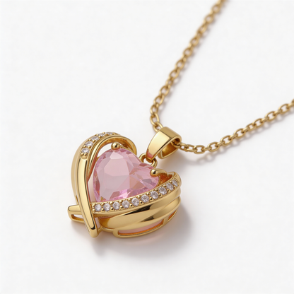 Collier Pendentif Cœur Rosara