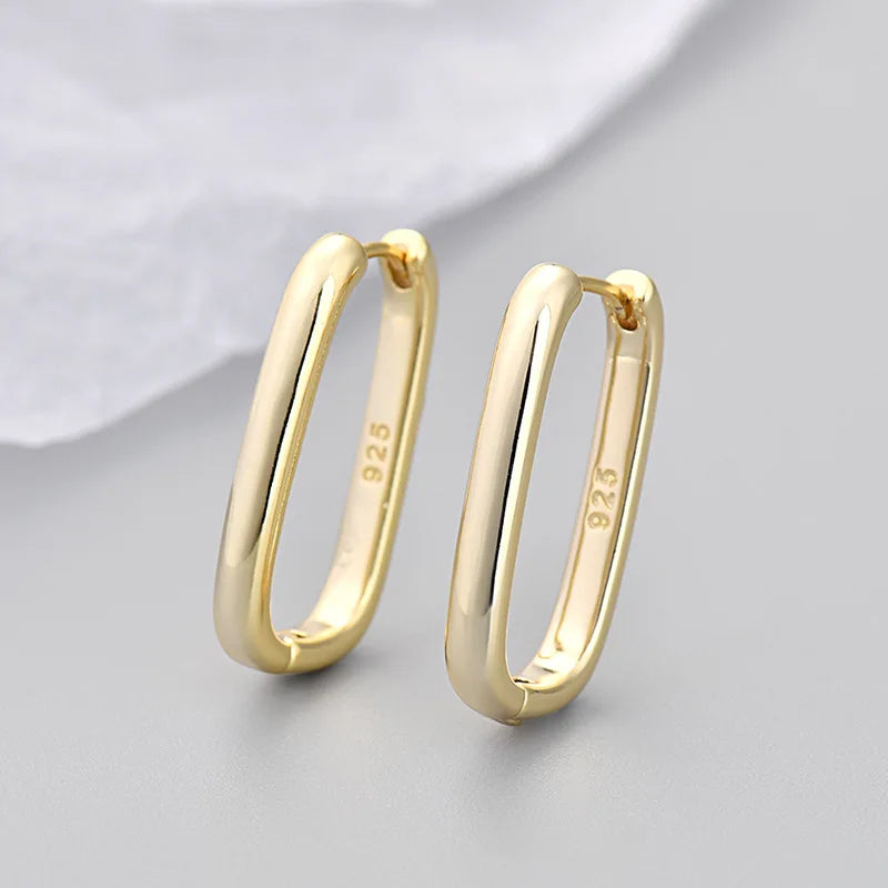Simple Double Circle Metal Copper Earrings For Women Daily Date Jewelry Accessories New Gifts Friendship Birthday Hot Sale