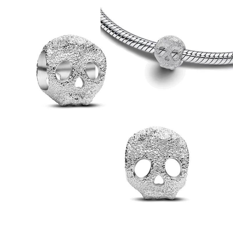 New 14K Gold Plated 925 Silver Flower Mushroom Charms Shell Bead DIY Fit Rose In Bloom Bracelets Necklace Women Jewelry Gift