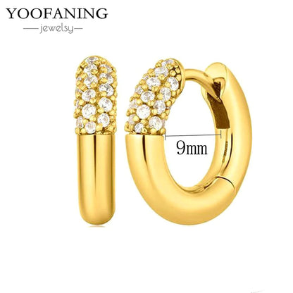 2025 New  925 Sterling Silver Needle Classic Retro Gold and Silver Ring Shaped Women's Large Earrings Party Luxury Jewelry Gifts