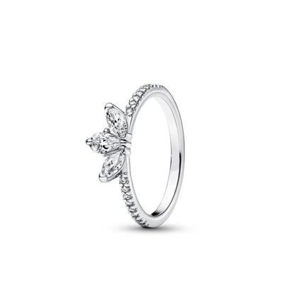 Fashionable 925 sterling silver charming princess ring octopus shell size 6 7 8 9 women's original wedding ring women's jewelry