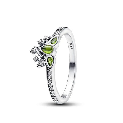 Fashionable 925 sterling silver charming princess ring octopus shell size 6 7 8 9 women's original wedding ring women's jewelry