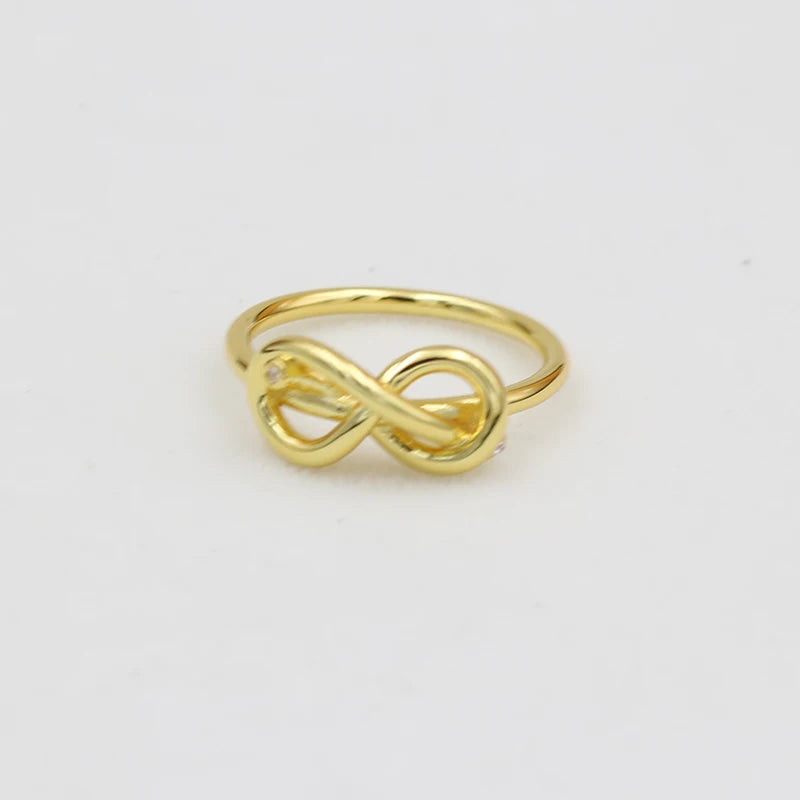 2025 New 14K Gold Plating Ring Sparkling Pink Bow Ring Princess Ring Original 925 Silver Color Finger Ring Fine Jewelry Women Gi