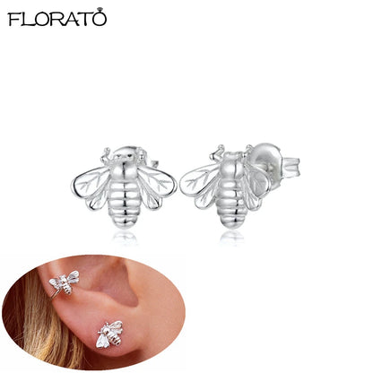 2025 New Gold Color Smooth Small Circle Earrings for Women 925 Sterling Silver Needle Trend Pendant Earrings Party Jewelry Gift