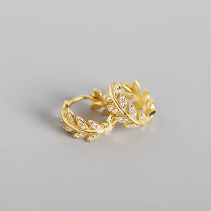 New Design Stainless Steel Cubic Zirconia Chain Hoop Earring For Women Square Water Drop Punk Cartilage Earring Piercing Jewelry