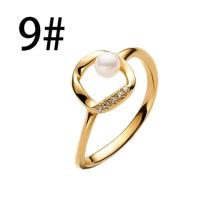 New Original 925 Sterling Silver Pearl Set Charms Ring Heart Earrings Beads Romantic Pendant Fit Bracelets Necklace Jewelry Gift