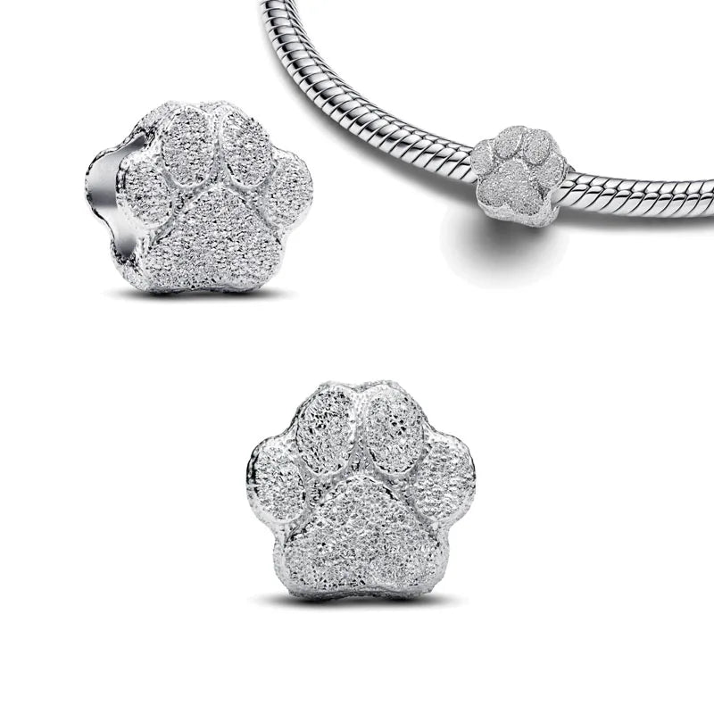 New 14K Gold Plated 925 Silver Flower Mushroom Charms Shell Bead DIY Fit Rose In Bloom Bracelets Necklace Women Jewelry Gift