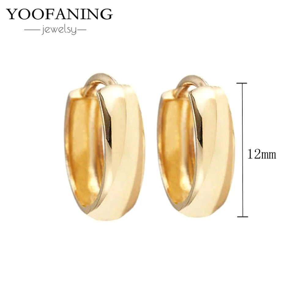 2025 New  925 Sterling Silver Needle Classic Retro Gold and Silver Ring Shaped Women's Large Earrings Party Luxury Jewelry Gifts