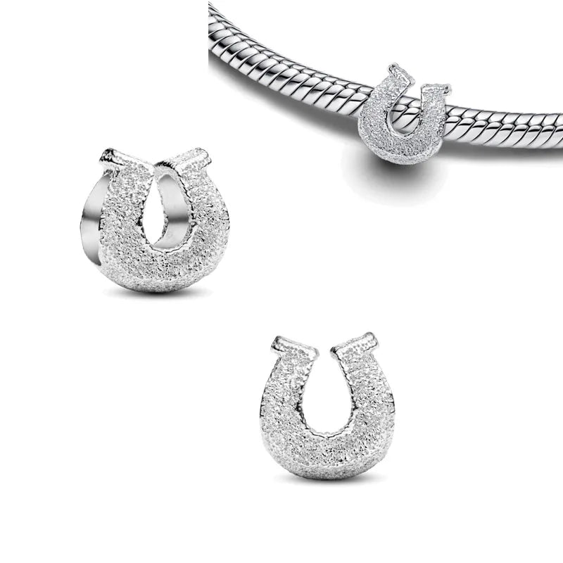 New 14K Gold Plated 925 Silver Flower Mushroom Charms Shell Bead DIY Fit Rose In Bloom Bracelets Necklace Women Jewelry Gift