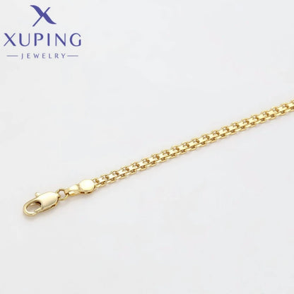 Xuping Jewelry Trendy Exquisite Elegant Style Women's Bracelets Light Gold Color Birthday Christmas Girl Gift X000979197