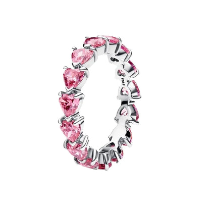 Original 925 Sterling Silver Princess Crown Moon Star Heart Bow Shell Crystal Rings Women Valentine's Birthday Gifts DIY Jewelry