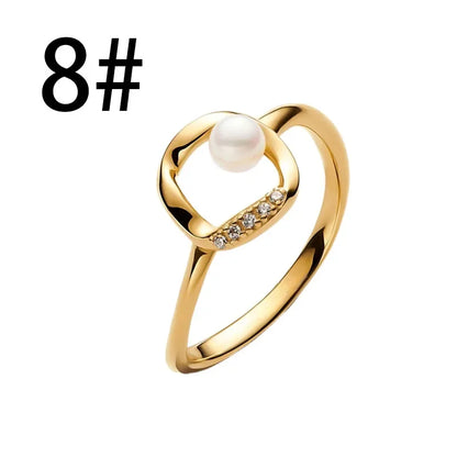 New Original 925 Sterling Silver Pearl Set Charms Ring Heart Earrings Beads Romantic Pendant Fit Bracelets Necklace Jewelry Gift