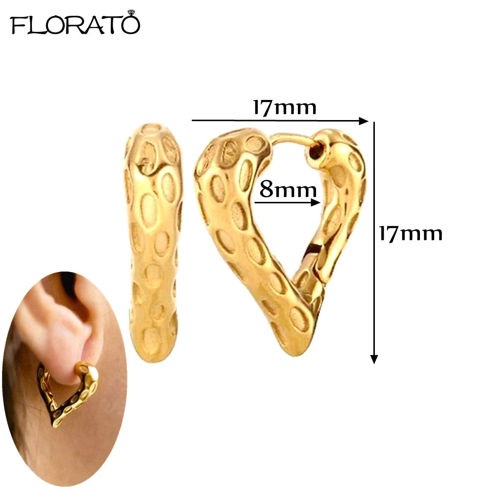 2025 New Gold Color Smooth Small Circle Earrings for Women 925 Sterling Silver Needle Trend Pendant Earrings Party Jewelry Gift