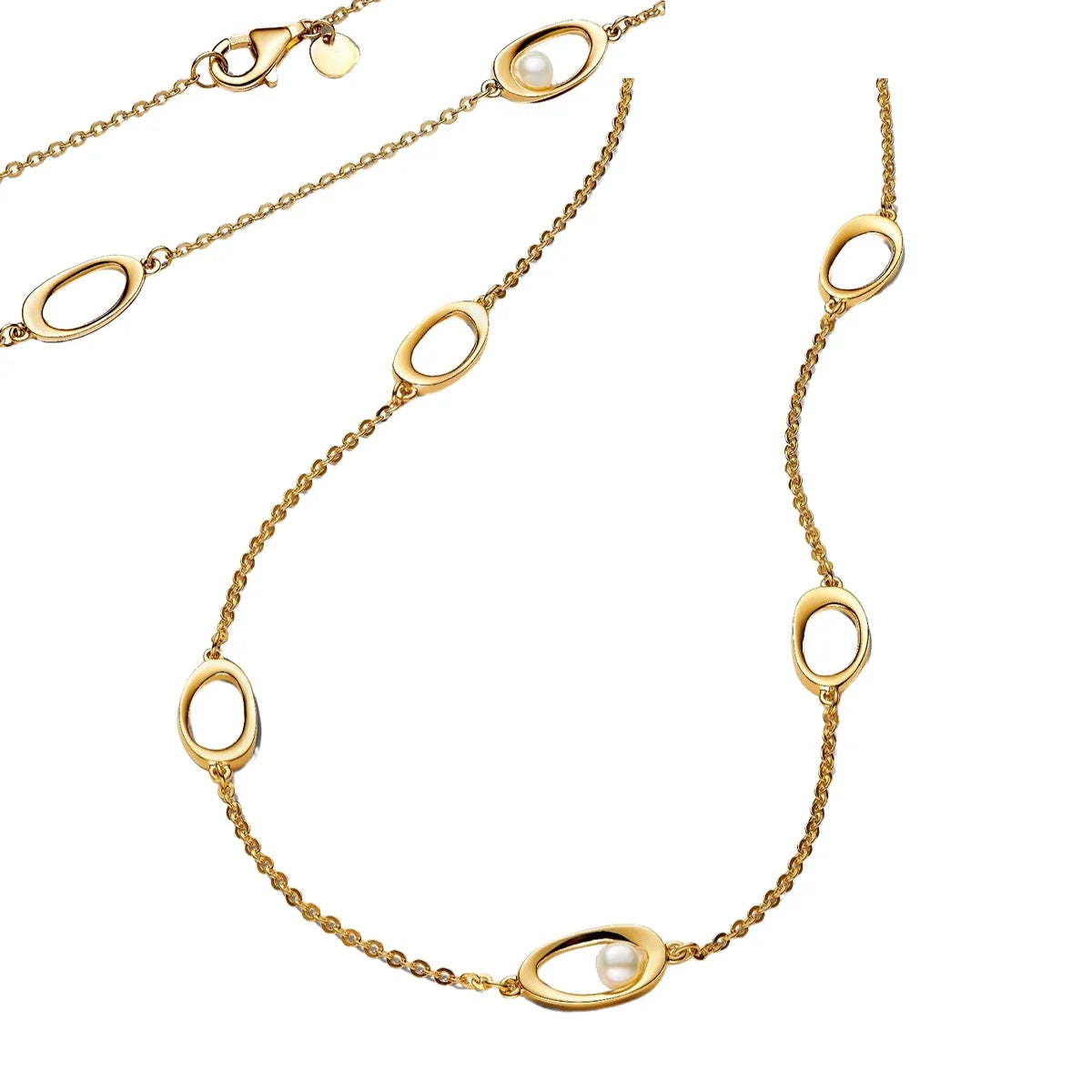 New Original 925 Sterling Silver Pearl Set Charms Ring Heart Earrings Beads Romantic Pendant Fit Bracelets Necklace Jewelry Gift