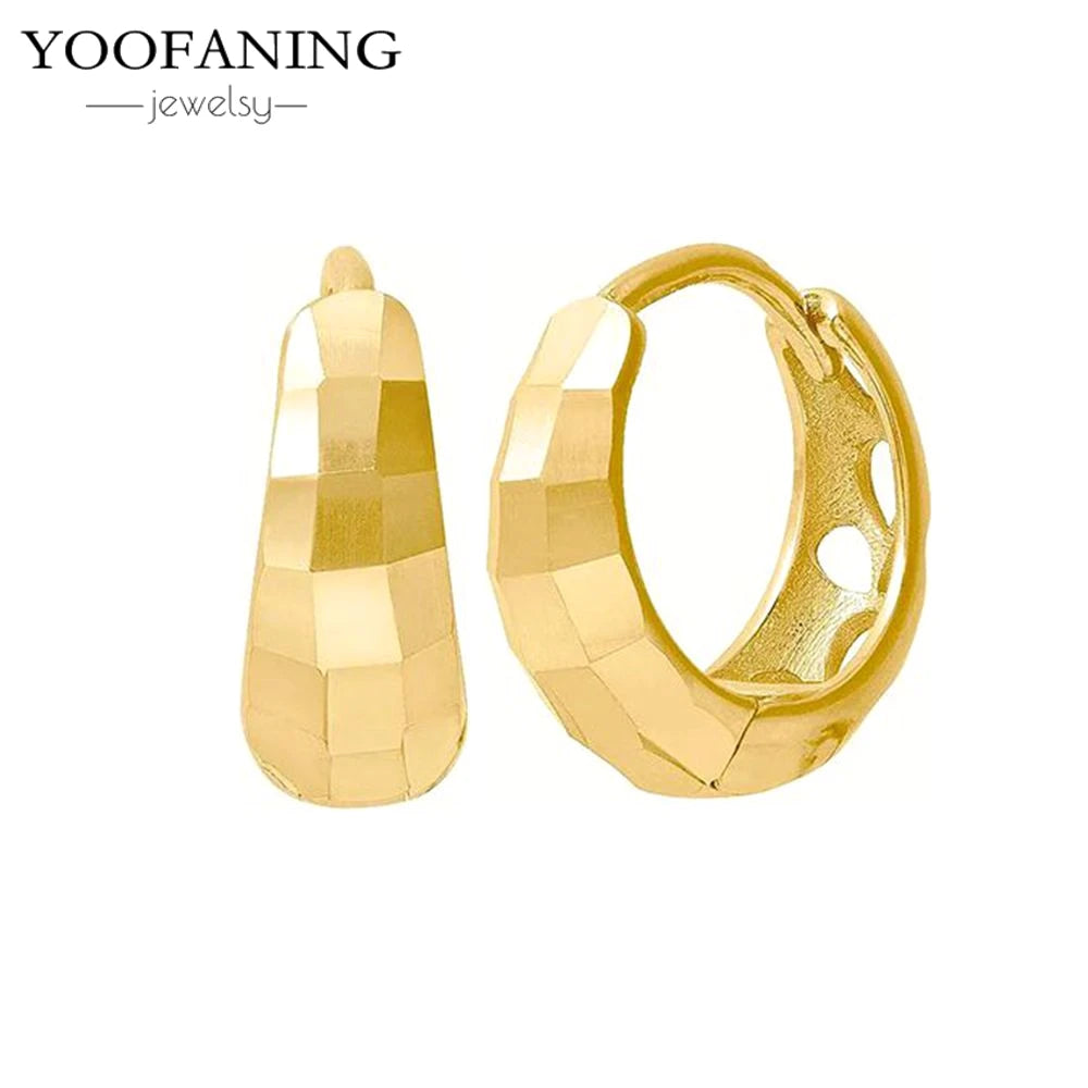 2025 New  925 Sterling Silver Needle Classic Retro Gold and Silver Ring Shaped Women's Large Earrings Party Luxury Jewelry Gifts