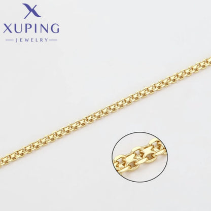 Xuping Jewelry Trendy Exquisite Elegant Style Women's Bracelets Light Gold Color Birthday Christmas Girl Gift X000979197