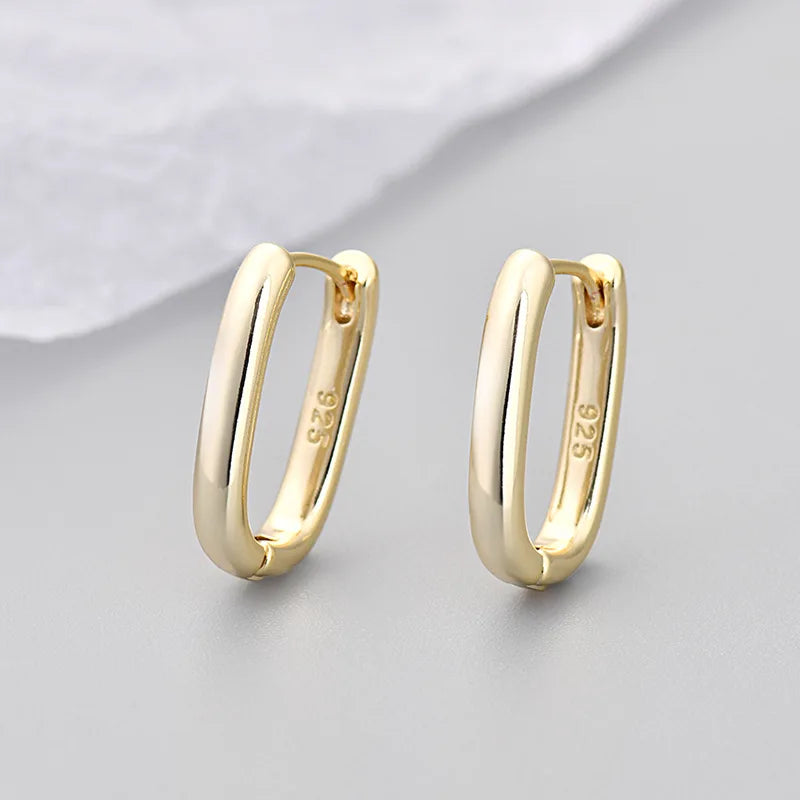Simple Double Circle Metal Copper Earrings For Women Daily Date Jewelry Accessories New Gifts Friendship Birthday Hot Sale