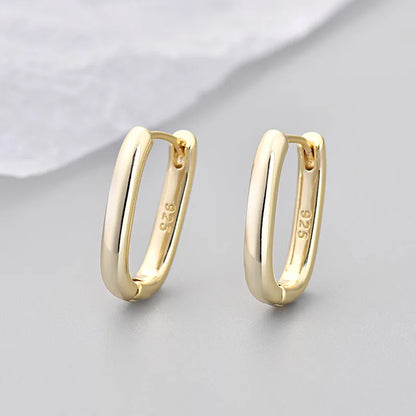 Simple Double Circle Metal Copper Earrings For Women Daily Date Jewelry Accessories New Gifts Friendship Birthday Hot Sale