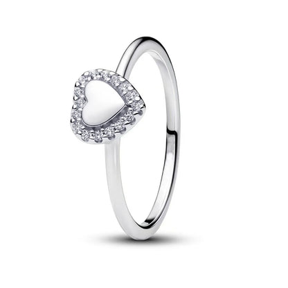 Original 925 Sterling Silver Princess Crown Moon Star Heart Bow Shell Crystal Rings Women Valentine's Birthday Gifts DIY Jewelry